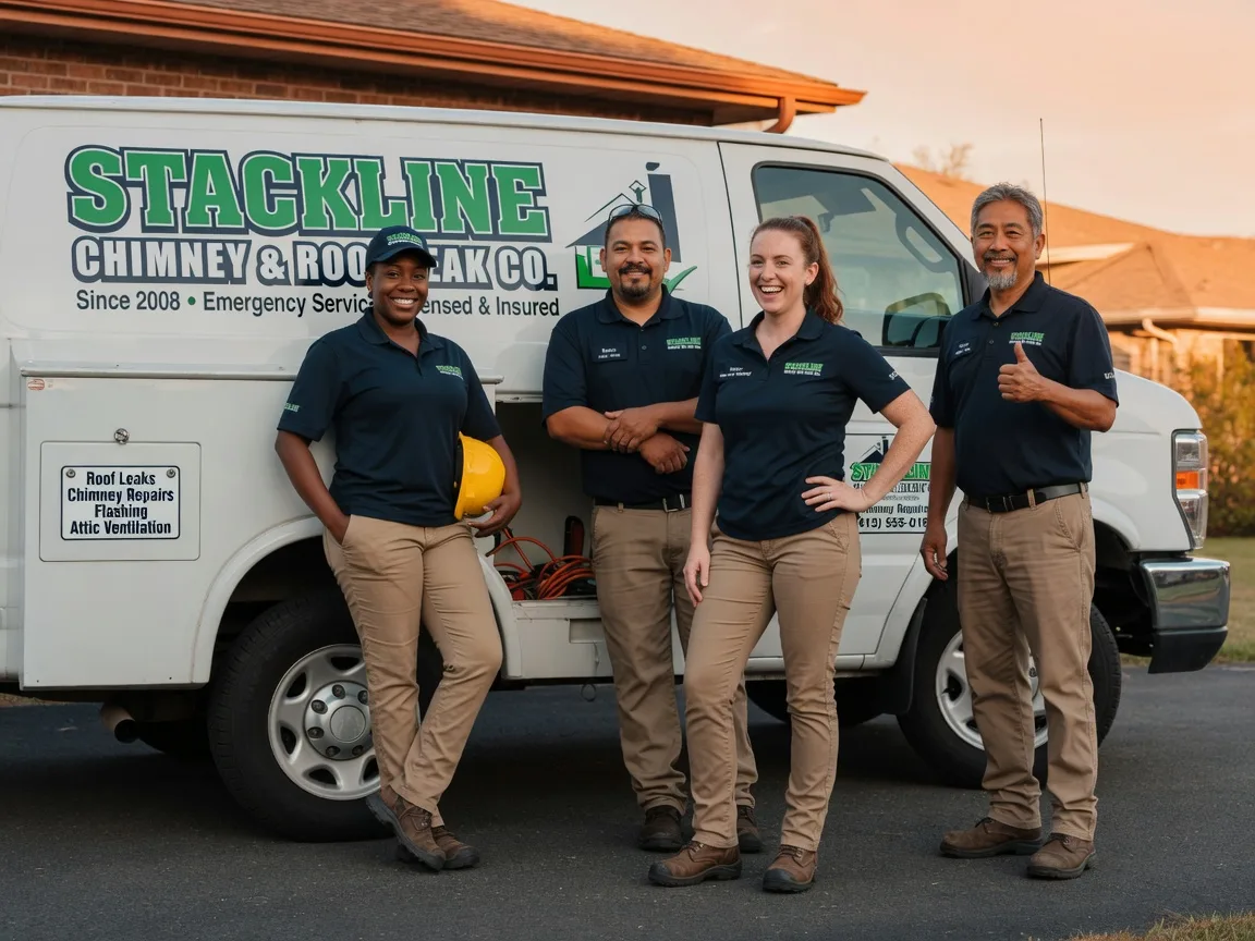 Chimney flashing repair company in Stockholm, SD